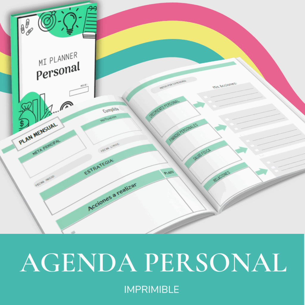 Planner Personal Imprimible + bonos
